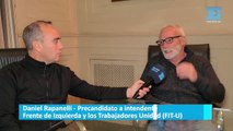 Daniel Rapanelli precandidato a intendente Frente de Izquierda y los Trabajadores Unidad (FIT-U)