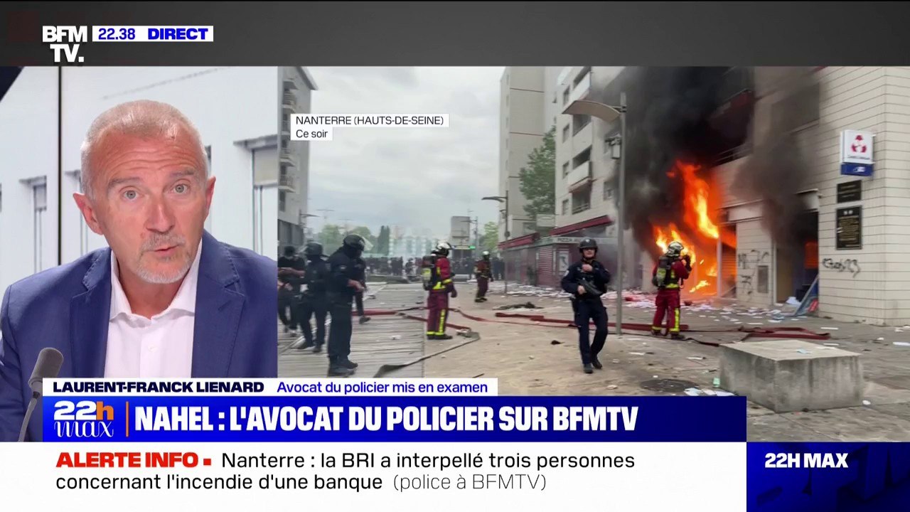 Policier mis en examen pour avoir tué Nahel: "Il comprend qu'il sert de fusible, à calmer les émeutiers", affirme son avocat, Laurent-Franck Liénard