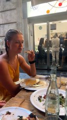 Girls' Dinner Interrupted by Surprise Acrobatics