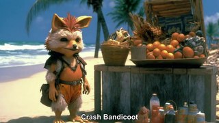 Crash Bandicoot as an 80's adventure fantasy film