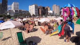 İPANEMA BEACH Walking Tour Rio de Janeiro Brazil 2023