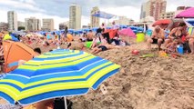 Argentina MAR DEL PLATA Beach   Walk Tour