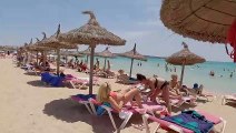 Mallorca Spain Playa de Palma Beach Walk Balearic slands