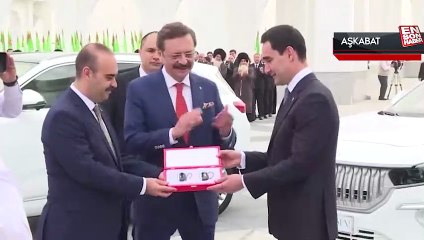 Milli gurur kaynağı Togg araçları Türkmenistan'a teslim edildi