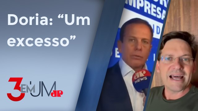 João Doria e João Roma falam em apoio à Jovem Pan sobre ação do MPF