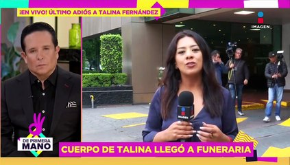 EN VIVO llegan restos de Talina Fernández a funeraria: Hugo Stiglitz llega a despedirse