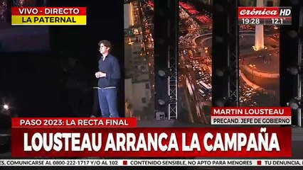 Lousteau: "Cuando perdimos, no nos fuimos a otro lugar"