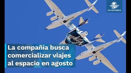 Investigadores llegan al borde del espacio en avión propulsado por cohetes de Virgin Galactic