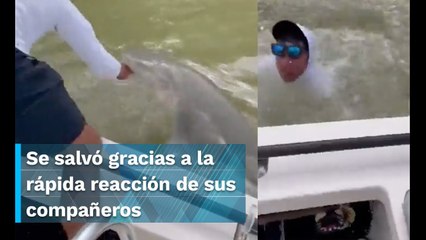 Aterrador ataque de tiburón a pescador