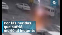 El escalofriante momento cuando rayo impacta a un hombre y muere