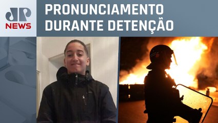 Policial pede perdão à família de jovem baleado na França