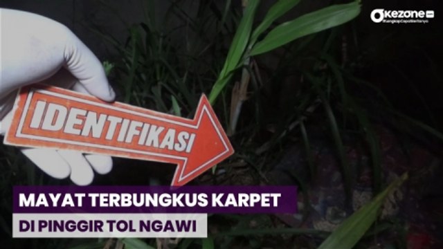 Mayat Terbungkus Karpet Ditemukan di Pinggir Tol Ngawi Solo