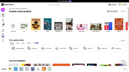 Adobe Express Course Section 40 Resize Video