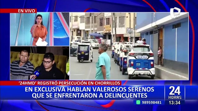 Chorrillos: El relato de los serenos heridos durante persecución y balacera a delincuentes