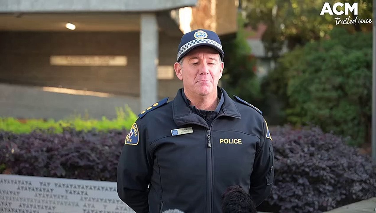 Inspector Craig Fox discusses an earlymorning crash at Invermay The