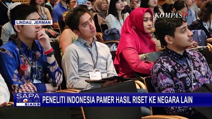 Bangga, Dua Peneliti Indonesia Pamer Hasil Riset ke Para Ilmuwan dari Berbagai Negara