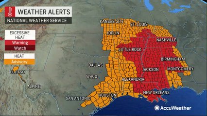 Stubborn heat continues across the South