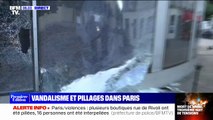 Troisième nuit de violences urbaines: des boutiques vandalisées et pillées dans le centre de Paris