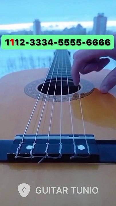 Playing guitar