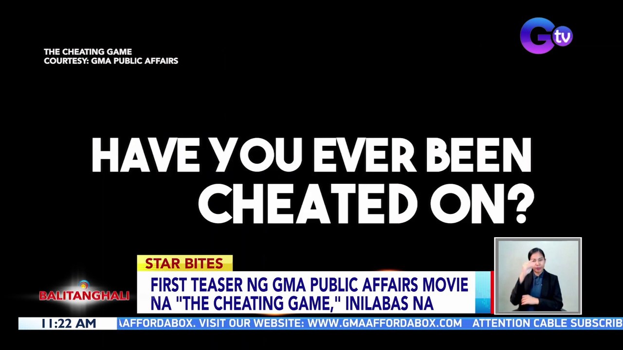 First teaser ng GMA Public Affairs movie na "The Cheating Game," inilabas na | BT