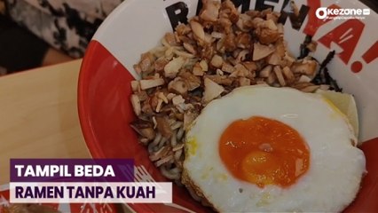 Menggugah Selera, Sensasi Mencoba Ramen Tanpa Kuah
