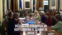 Delegación ecológica reunida en Kiev exige que Rusia rinda cuentas por ataque ecológico