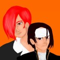 Android IbisPaintX at Yagami Iori and Kuzanagi Kyo 1 Sem Título