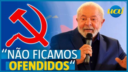 Lula não fica ofendido ao ser chamado de 'comunista'