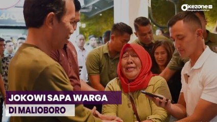 Momen Presiden Jokowi Sapa Warga di Malioboro, Ada yang Senang hingga Menangis Histeris