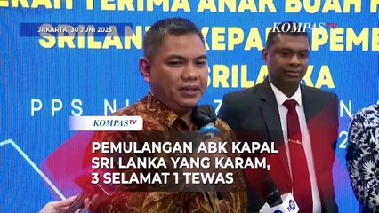 ABK Kapal Sri Lanka yang Karam Dipulangkan, 3 Selamat 1 Meninggal Dunia