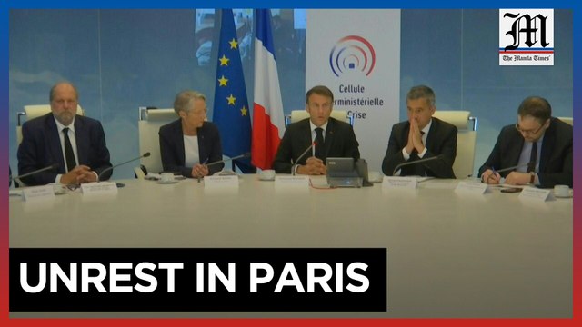 Macron says riots over police shooting of teen unjustifiable