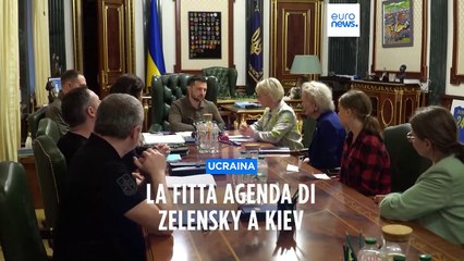 Da Greta Thunberg a Mike Pence, la fitta agenda di incontri di Zelensky