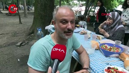 İstanbul'da kalanlar karavan ve çadırı tercih etti: 'Daha hesaplı bir tatil oluyor'