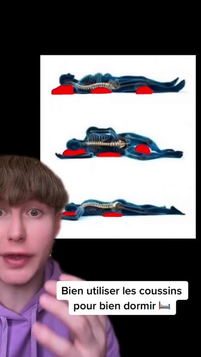 Bien utiliser les coussins pour mieux dormir 