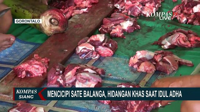 Cicipi Nikmatnya Sate Balanga, Makanan Khas Iduladha di Gorontalo!