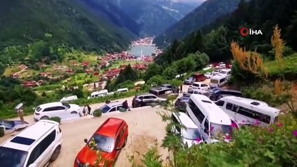 Uzungöl'de Kurban Bayramı tatili yoğunluğu