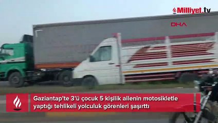 5 kişilik ailenin motosiklet yolculuğu
