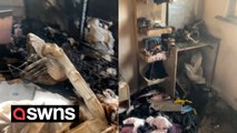 Mum's horror after cheap iPhone charger from Amazon bursts into flames and guts her family home