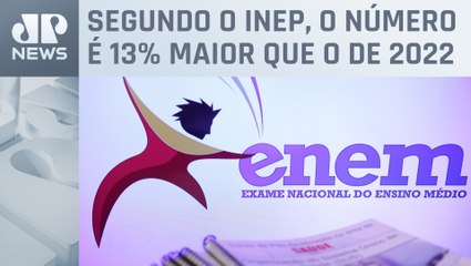 Quase 4 milhões de estudantes se inscreveram no Enem 2023