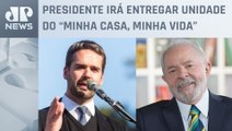 Lula se encontra com Eduardo Leite em evento no Rio Grande do Sul
