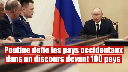 Poutine délivre des avertissements à l'Occident dans un discours choc