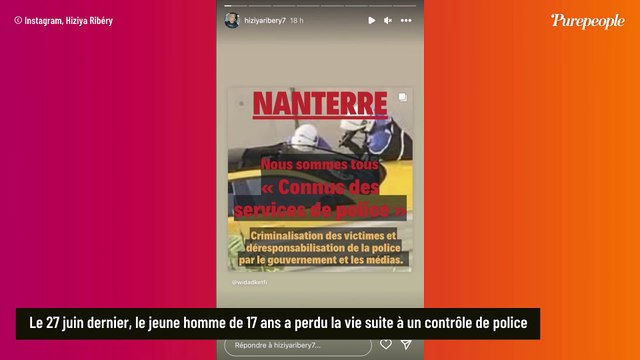 Mort de Nahel, 17 ans : La fille de Franck Ribéry, choquée, réplique avec des propos clivants