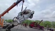 फिरोजाबाद: दो कारों में हुई भीषण भिड़ंत, 3 की मौत 7 घायल