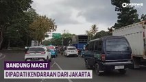 Arus Lalu Lintas Bandung Macet, Kendaraan Didominasi Pelat B