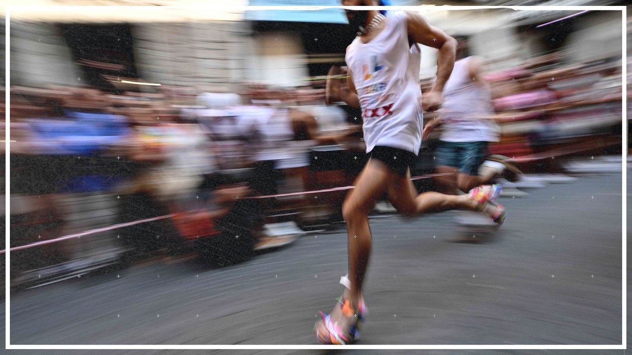 Stöckelschuh-Rennen in Madrid