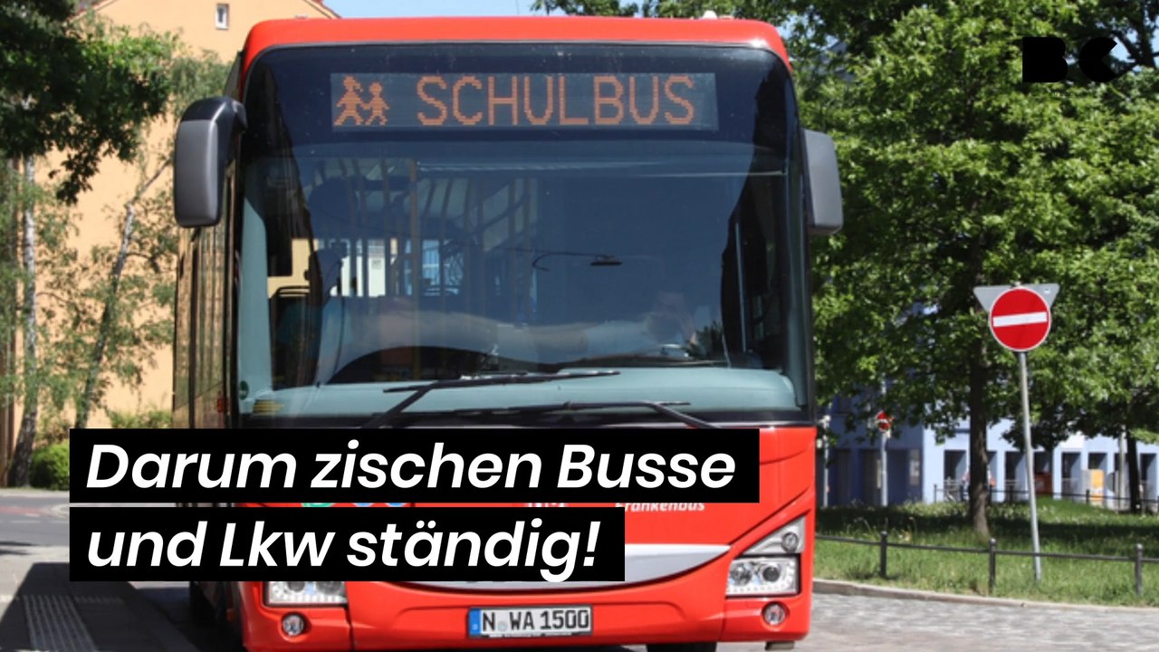 Darum zischen Busse und Lkw ständig!