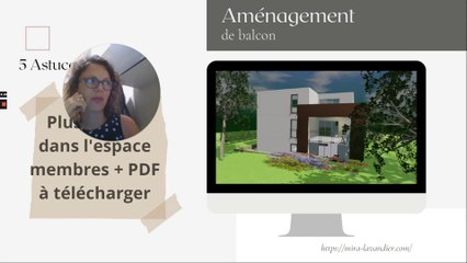 Aménager un balcon de 5m2 : 5 conseils et une exemple concret