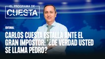 Carlos Cuesta estalla ante el gran impostor: 