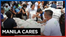 Lacuna distributes rice to residents under 'Kalinga sa Maynila' program