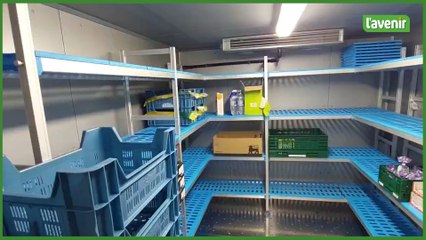 Un nouveau local frigorifique pour l'ASBL Les petits paniers du coeur